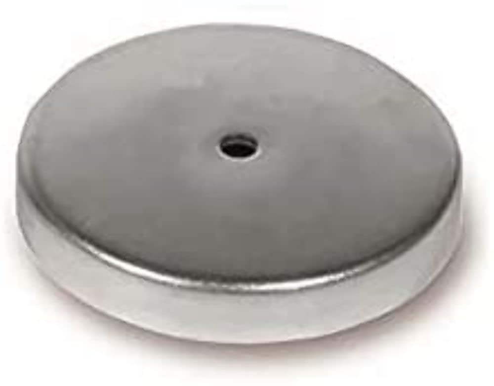 Custer Heavy Duty Magnet CP0850, 35# Pull, in Plated Steel Cup, 2-1/6" Diameter