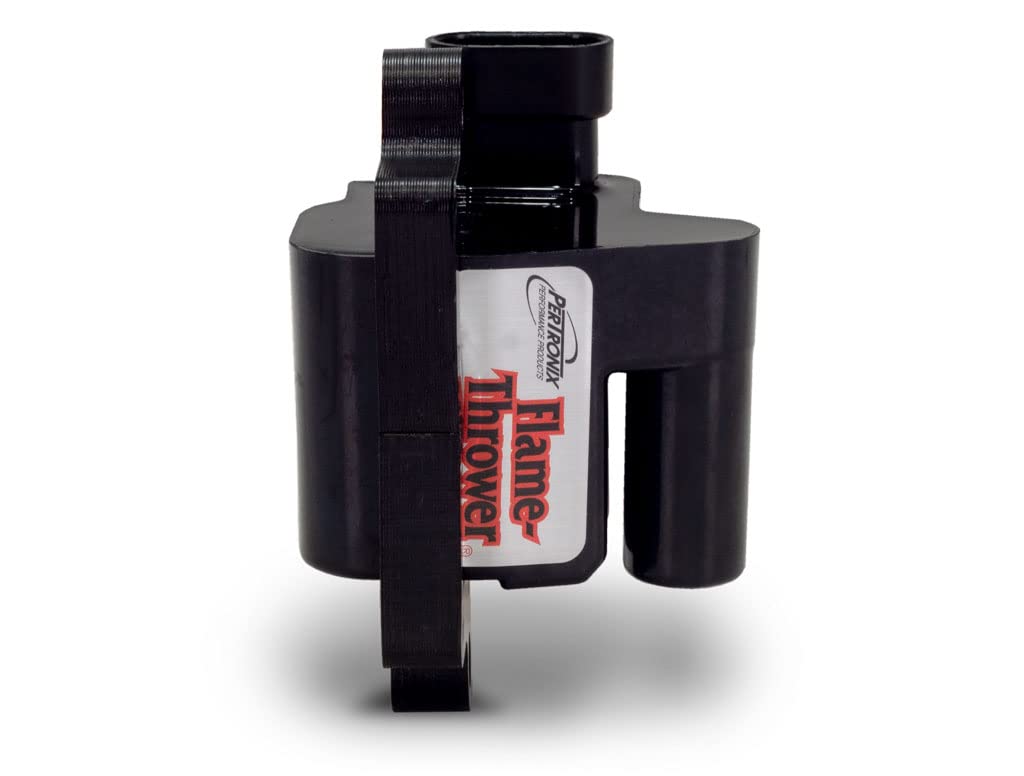 Pertronix Coil Flame-Thrower Gm Ls Truck 4.8L,5.3L,6.0L,8.1L;Square;1999-07; Set Of 8; Optimized Coil Design For 15 Percent More Spark Energy; Direct OEM Replacement 12558693/19355500