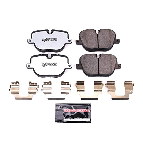 Power Stop Z36-1427 Z36 Truck & Tow Rear Carbon Fiber-Ceramic Brake Pads with Hardware For Land Rover Range Rover 2010-2012, Land Rover Range Rover Sport 2010-2013 [Model Specific]