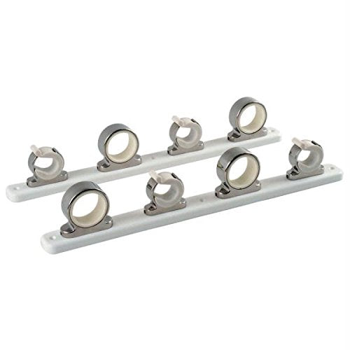 4-Rod TACO Hanger w/Poly Rack - Polished Stainless Steel