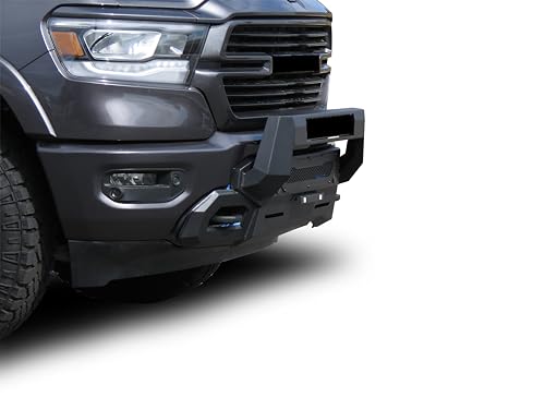 Armour III Black Horse Light Duty Front Bumper Textured Black Compatible with 2019-2023 Ram 1500(Excl. 19-23 Classic, 19-22 Diesel, 19-23 Rebel and 21-23 TRX)-AR3LD30NL