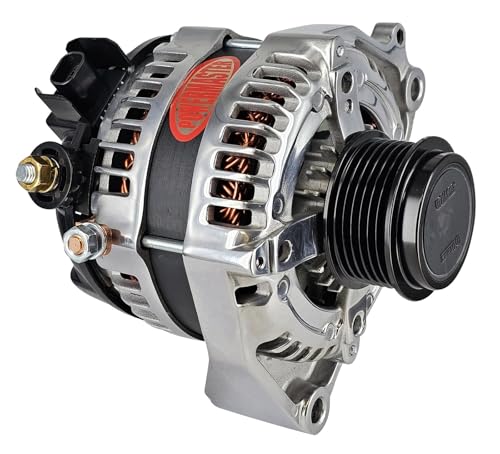 Alt Powermaster GM Denso Polish 175A 6grv Decoupler Pulley 2014-19 Corvette