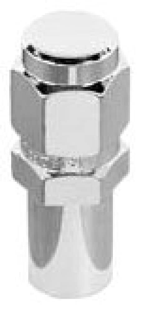 McGard Chrome Duplex 62820 Long 1.00" Shank Style Lug Nuts (1/2" - 20 Thread Size) - Set of 8,4 Lug Nuts / 4 Washers