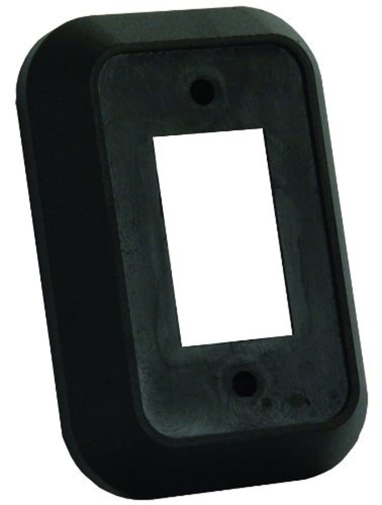 Single JR Products Switch Wall Spacer - Black