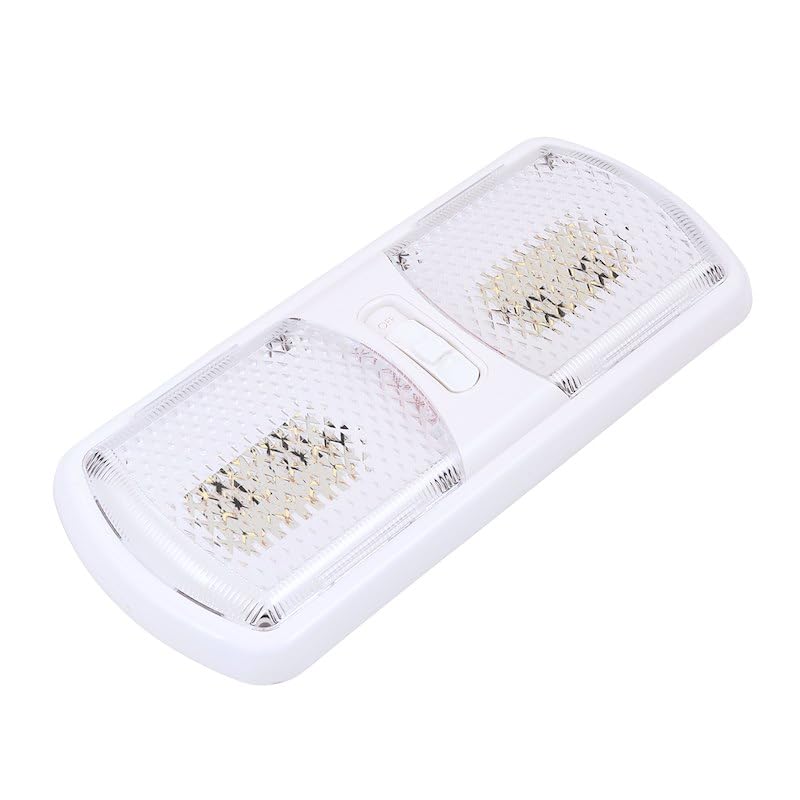 LED Ceiling Double Light Arcon Clear Lens 11.56 Inch Length x 4.95 Inch Width Bright White SMD LED 12 Volt 20670N
