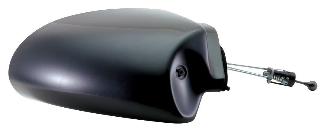 Passenger Side Fit Mirror for Chevrolet Camaro, Black, Non-Foldaway, Manual