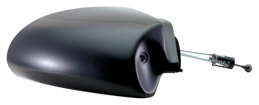 Passenger Side Fit Mirror for Chevrolet Camaro, Black, Non-Foldaway, Manual