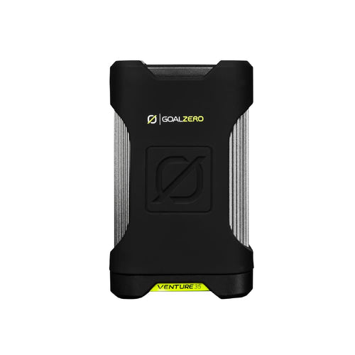 Goal Zero 35 Venture Portable Charger Power Bank 9600mAH 18W USB-C Power Delivery Port 2 USB Outputs IP67 Rating 50 Lumens Flashlight
