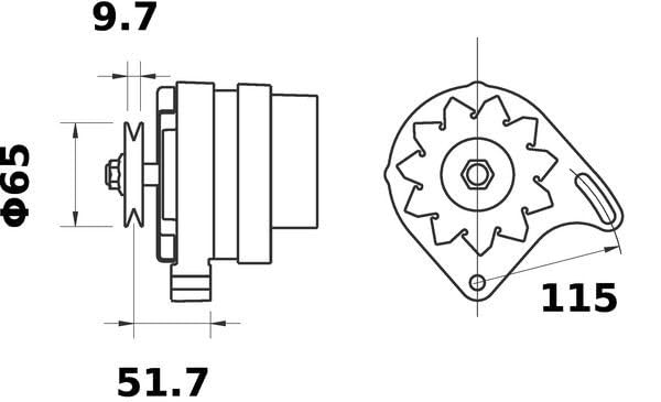 Alternator Mahle - MG18