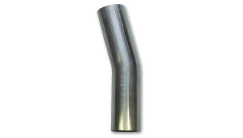 Power Vibrant Performance 13133 Tubing, Mandrel Bend, 15 degree, 304 Stainless Steel, Natural, 16 gauge, 3.50 in. Outside Diameter, 5.50 in. Centerline Radius, 5.00 in. x 5.00 in. Leg Length, each