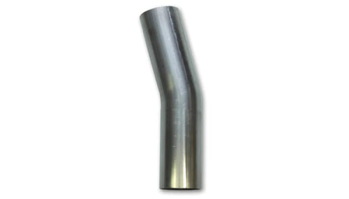 Power Vibrant Performance 13133 Tubing, Mandrel Bend, 15 degree, 304 Stainless Steel, Natural, 16 gauge, 3.50 in. Outside Diameter, 5.50 in. Centerline Radius, 5.00 in. x 5.00 in. Leg Length, each