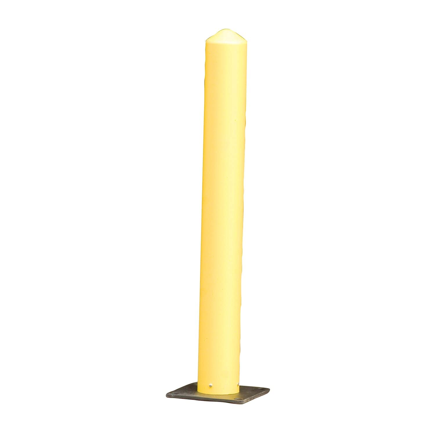 Poly Eagle Bollard Post, 5" Width x 42" Height, Yellow