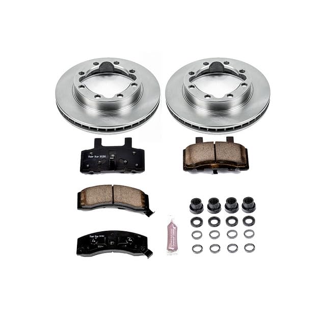 POWERSTOP Autospecialty KOE1524 Front Replacement Brake Kit-OE Brake Rotors & Ceramic Brake Pads
