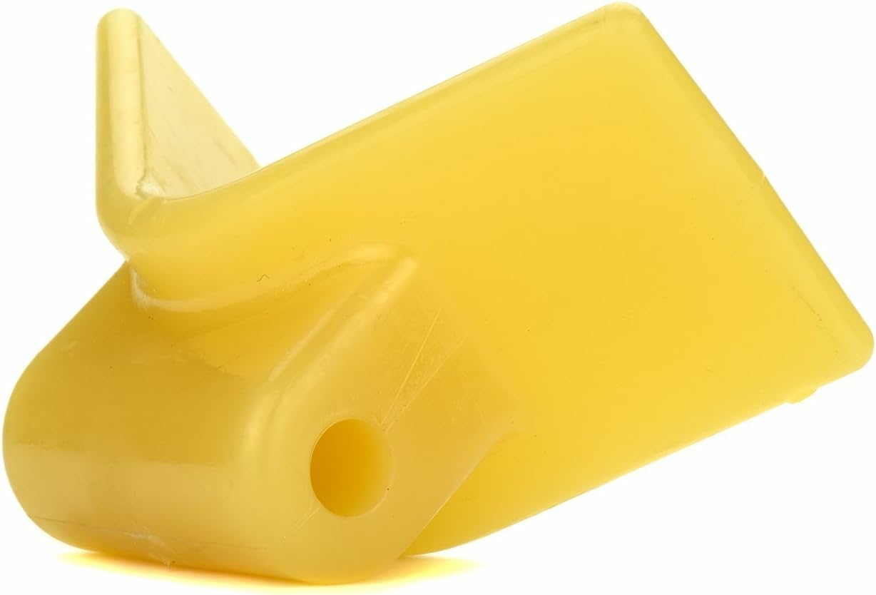 Bow Stop CE Smith - Durable Boat Accessory for The Perfect Fit - Yellow Rubber - 3" x 3" - 5-3/4" Span (29751)