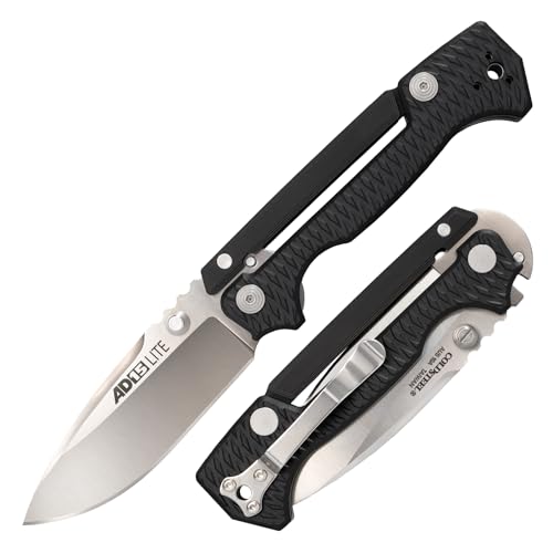 COLD STEEL AD-15 Lite 3.5" Ultra-Sharp AUS10A Steel Blade 5" Griv-Ex Handle Tactical Folding Knife - Scorpion Lock, Pocket/Belt Clip