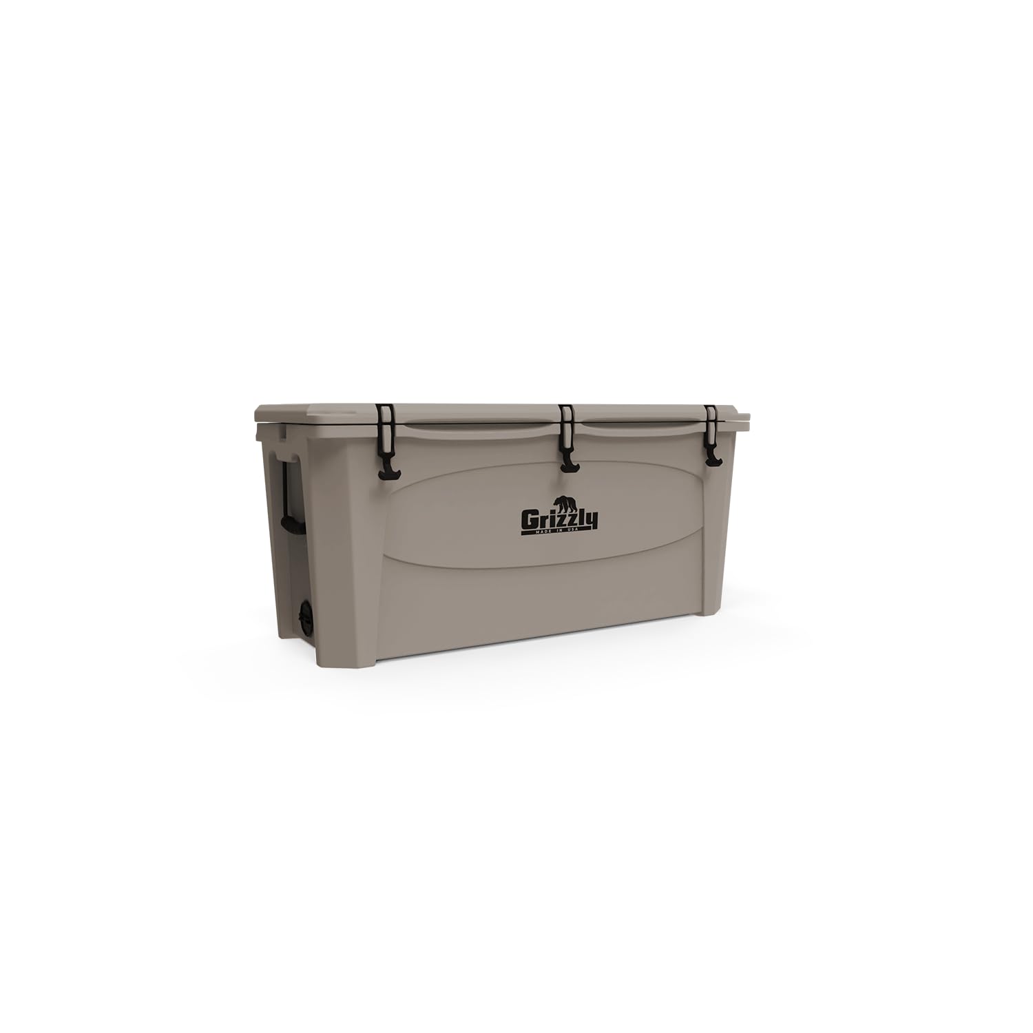 165 Cooler Grizzly | 165 qt Ice Chest Durable Rotomolded Insulated | Made in USA | Warranty for Life | for Beach Boat Camping Fishing Hunting | G165 | Whitetail