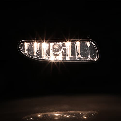 Winjet Driving Fog Lights Compatible with [1999 2000 2001 2002 2003 2004 Ford Mustang GT]