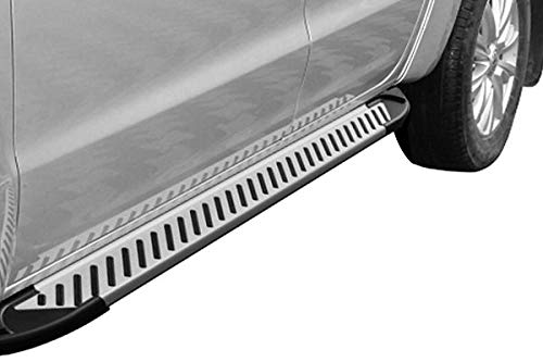Romik RAL-T Series 62221418-5.5" Silver Cab Length Running Boards