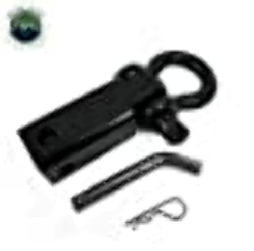 Receiver Mount Overland Vehicle Systems Recovery Shackle 3/4" 4.75 Ton Rated Black Universal - Black Two Stage Powder Coat Finish - Used for Automotive Recovery and Towing
