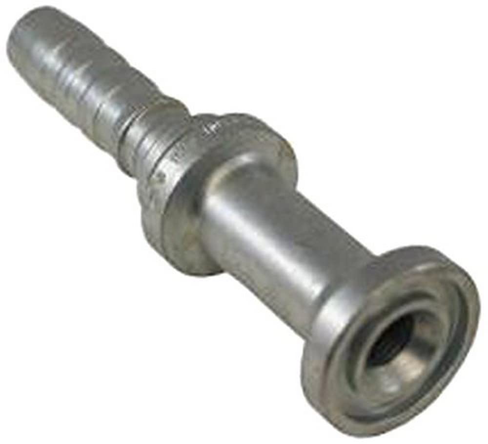 GlobalSpiral Couplings Gates 12GS-10FLK, Code 61 Komatsu Style O-Ring Flange, Zinc Plated Carbon Steel, 4.33", 3/4" ID
