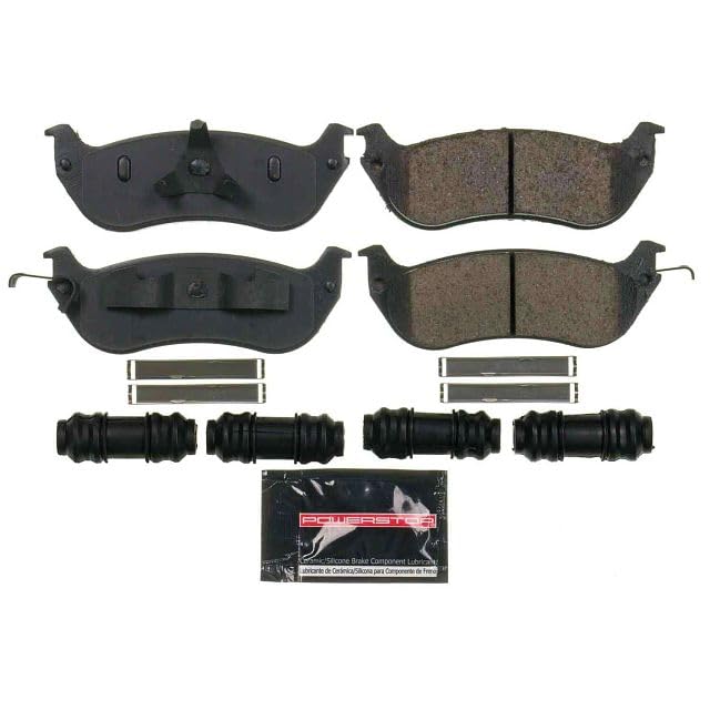Power Stop Z23-674 Z23 Evolution Sport Carbon Fiber Infused Ceramic Brake Pads with Hardware For Ford Crown Victoria, Lincoln Town Car, Mercury Grand Marquis [Model Specific]
