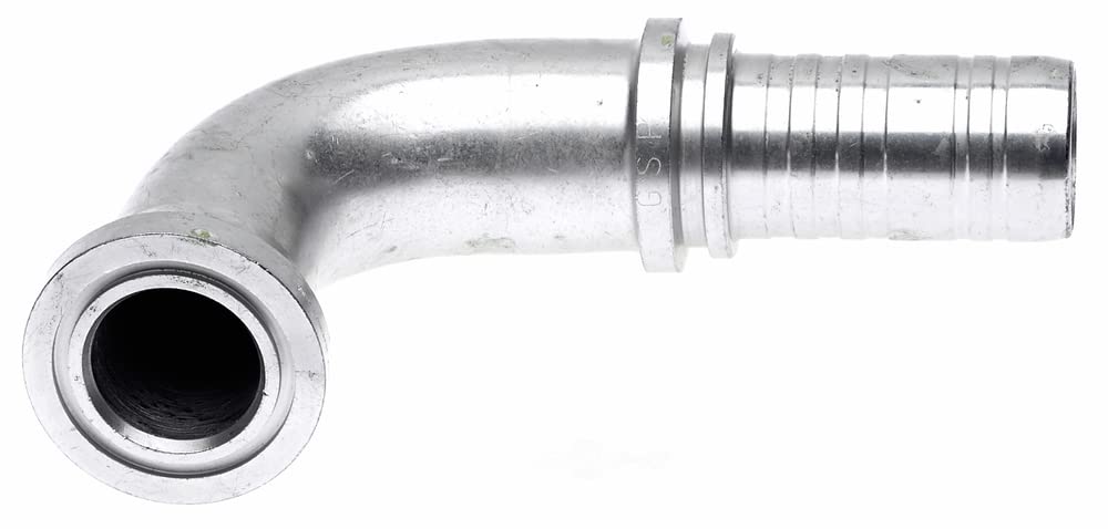 GlobalSpiral Couplings Gates 24GSP-24FLH90-094, Code 62 O-Ring Flange Heavy, Zinc Plated Carbon Steel, 6.91", 90° Bent Tube, 1 1/2" ID