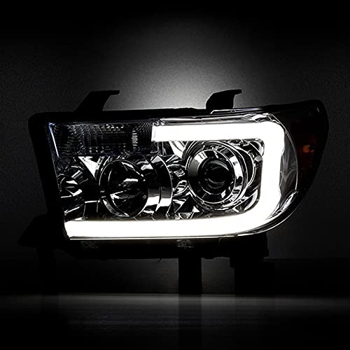 Toyota Tundra Halo Projector Headlight Xtune PRO-JH-TTU07-LED-C