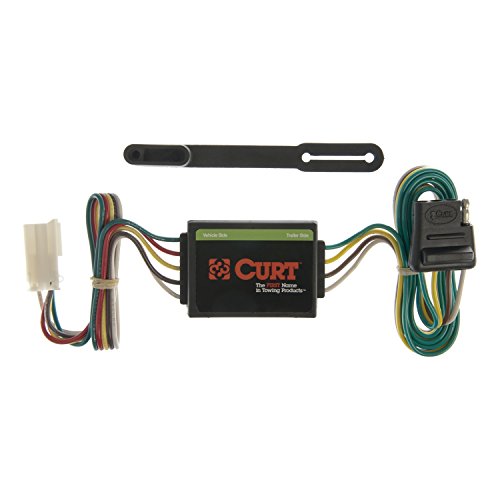 CURT 55339 Custom Vehicle-Side 4-Pin Trailer Wiring Harness, Fits Select Isuzu Trooper, Acura SLX