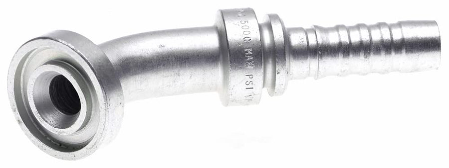 GlobalSpiral Couplings Gates 8GS-8FL45M, Code 61 O-Ring Flange, Zinc Plated Carbon Steel, 3.70", 45° Bent Tube, 1/2" ID