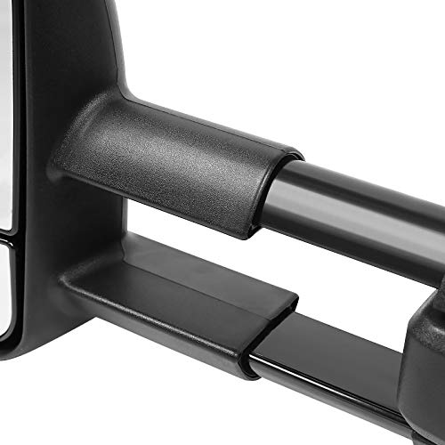 Manual Adjustable & Extendable Towing Mirrors 2014-2018 Chevrolet Silverado/GMC Sierra