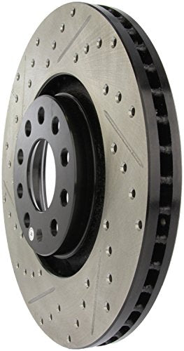 Sport Drilled/Slotted Brake Rotor StopTech 127.33096R (Front Right), 1 Pack