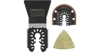 Universal Dremel Grout and Tile Oscillating Multi-Tool Set (3-Piece)