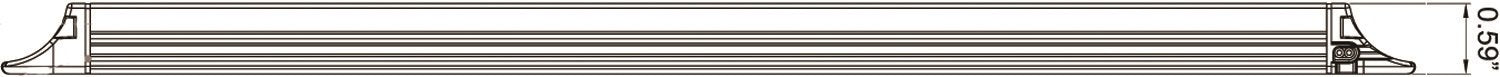 12" Vision X Lighting Black Strip Light 9141794