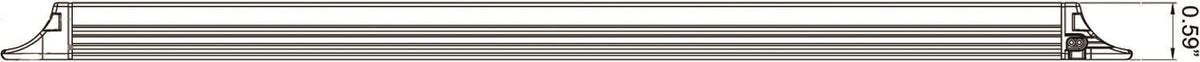 12" Vision X Lighting Black Strip Light 9141794
