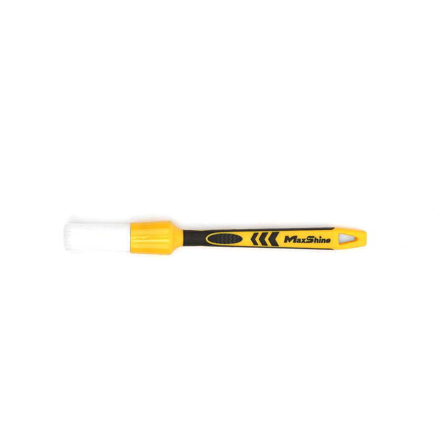 Maxshine Universal Medium #12 White Classic Detailing Brush – Soft, Durable Synthetic Bristles – High-Density Brush for Interior & Exterior Cleaning – Premium Car Detailing Tool