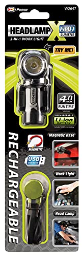 W2647 Performance Tool 600LM LED Rechargeable Flashlight with 4 Modes and Magnetic USB Charge Cable, 295ft Beam Distance and 3-4 hr Charging Time