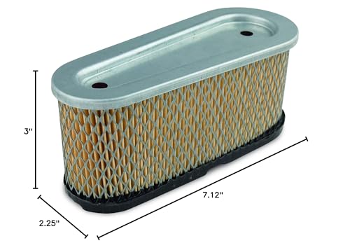 Oregon Paper Air Filter 30-024 Tecumseh Part 36356 7-1/8-inch by 2-1/4-inches in Length