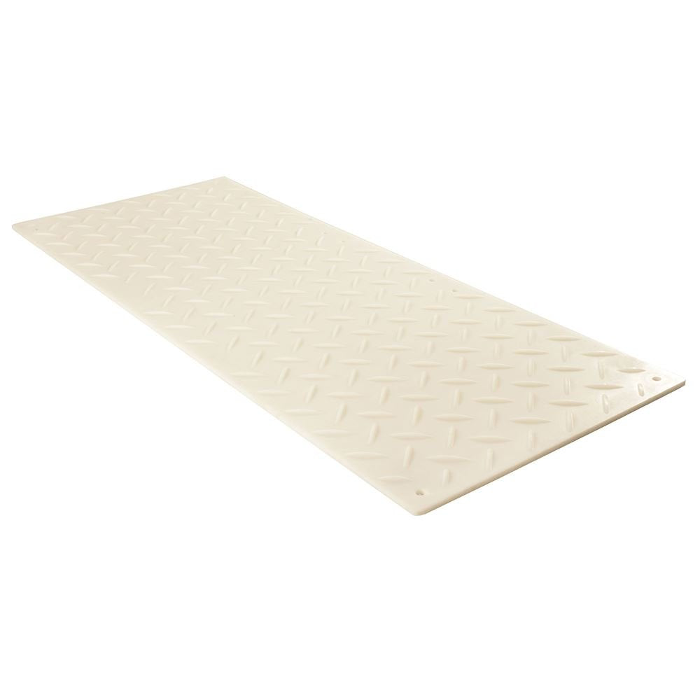 TuffTrak Ground Protection Mat AlturnaMat - Clear, 3ft.W x 8ft.L, Diamond Plate Tread Design, Model Number CM38