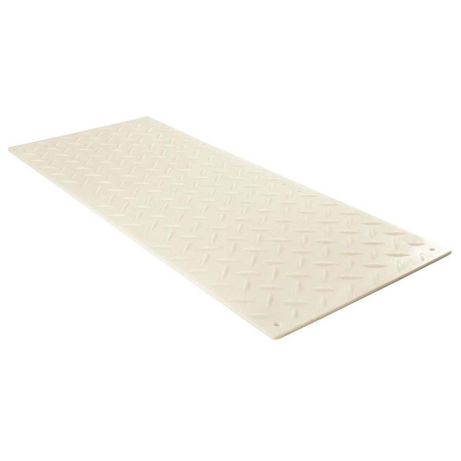 TuffTrak Ground Protection Mat AlturnaMat - Clear, 3ft.W x 8ft.L, Diamond Plate Tread Design, Model Number CM38