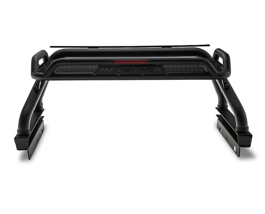 Atlas Roll Bar Black Black Horse Compatible with 17-24 Titan/XD|11-24 Ram 2500/3500|19-24 Ram 1500|00-24 Ford F-150|01-06 Silverado/Sierra 3500|07-24 Silverado 3500 HD|07-24 Tundra-RB-BA2B