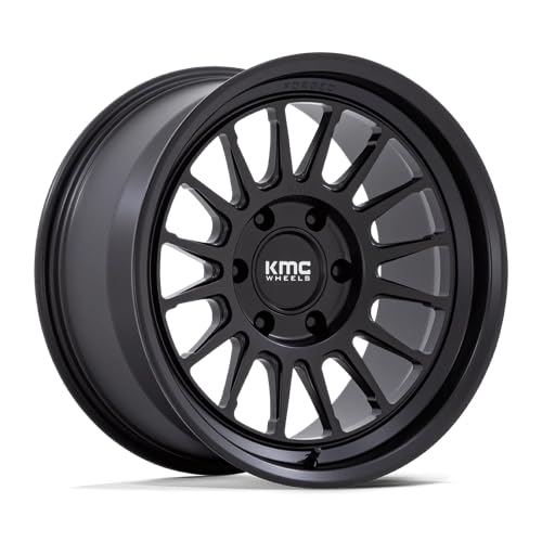 KMC MONOBLOCK IMPACT FORGED 18X9 6X5.55 0mm SATIN BLACK - KM447MX18906800