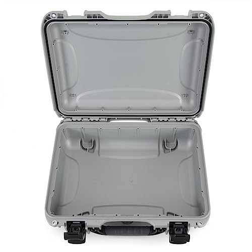 Waterproof Nanuk 923 Hard Case Empty with Incorporated TSA Approved Travel Lock Latches - Silver (923-0005)