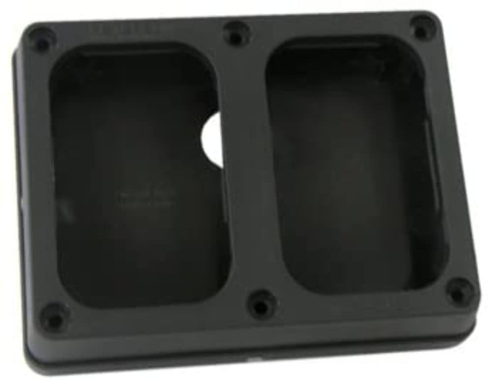 Bracket Peterson 850-092V, Surface Mount, Rectangular, 2-Light, Vertical, 8.25"X6.42"