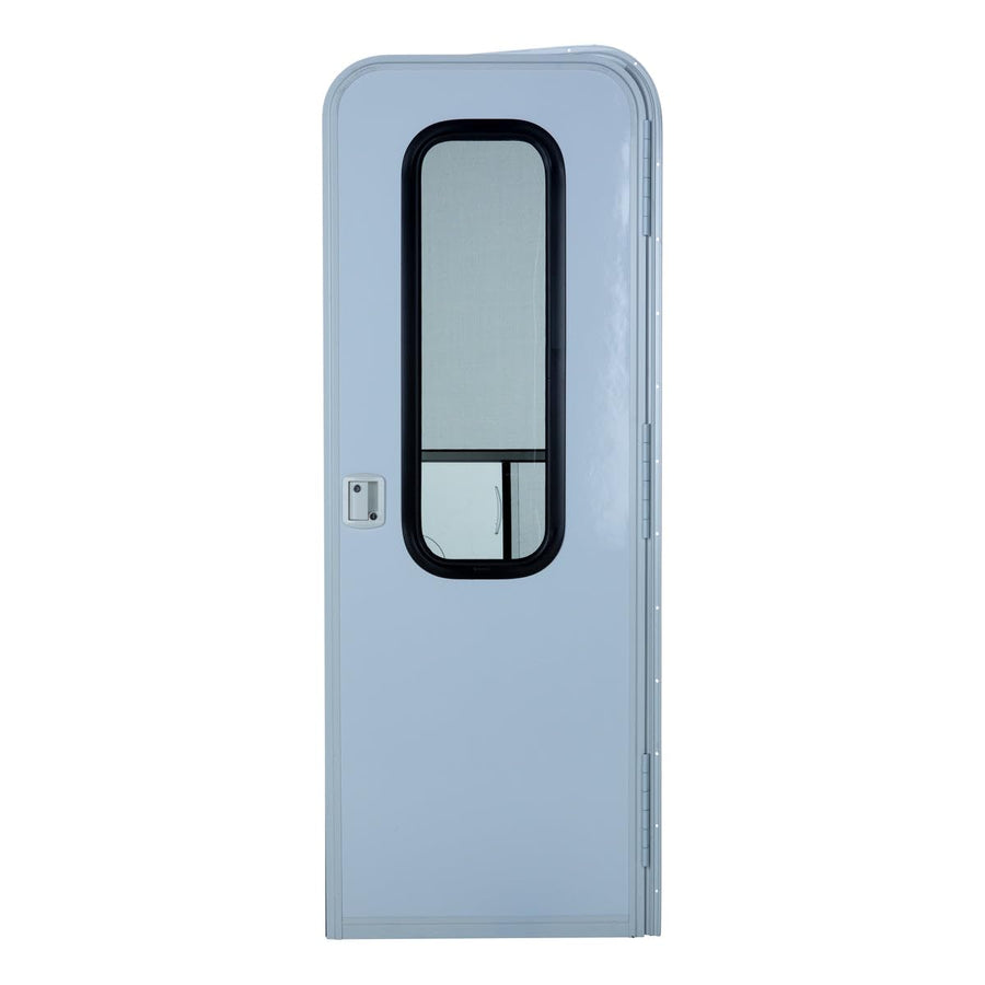 Lippert™ - RH Radius 24" x 72" Entry Door Polar White - Upgraded