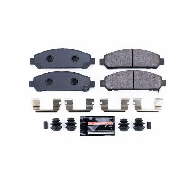 Power Stop Z23-1401 Z23 Evolution Sport Carbon Fiber Infused Ceramic Brake Pads with Hardware For Toyota Venza 2009-2016 [Model Specific]