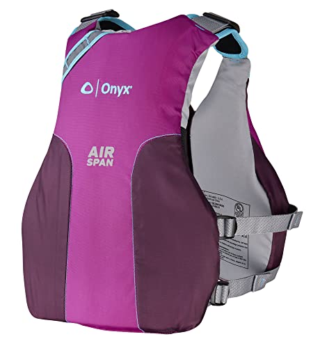 Onyx Breeze Air Span Life Jacket, Purple, XL/2XL