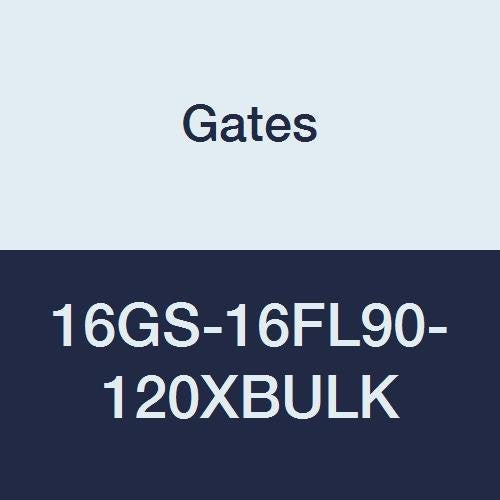GlobalSpiral Couplings Gates 16GS-16FL90-120XBULK, Code 61 O-Ring Flange, Zinc Plated Carbon Steel, 5.28", 90° Bent Tube, 1" ID (Pack of 25)