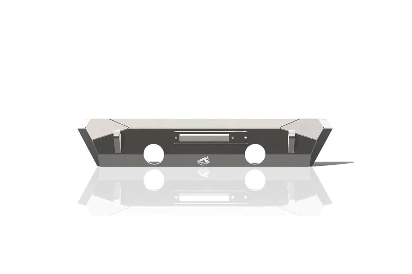 CrawlTek Front Pyro Subby Bumper - Black compatible with 2018-2023 Jeep Wrangler JL