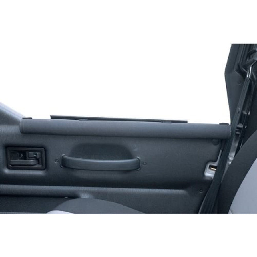 Half Door Armrest Kit, Rugged Ridge Black | 11820.20 | Fits 1987-2006 Jeep Wrangler YJ/TJ
