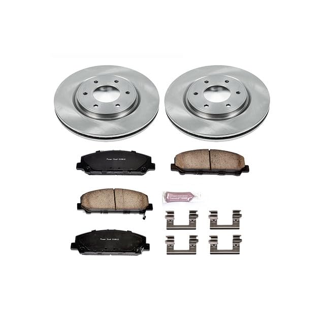 POWERSTOP Autospecialty KOE5821 Front Replacement Brake Kit-OE Brake Rotors & Ceramic Brake Pads